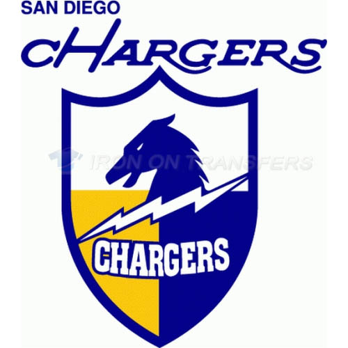 San Diego Chargers Iron-on Stickers (Heat Transfers)NO.738